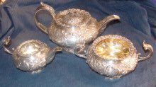 William IV Sterling Tea Service