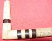 Scrimshaw Penis Bone Walking Stick