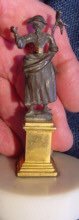 18th Century Bronze And Gold Table Figurine