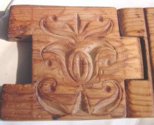 Antique Folding Butter Mould