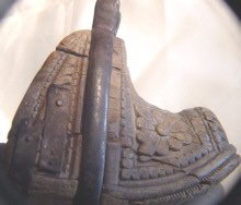 Antique Scandinavian Wooden Stirrup