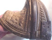 Antique Scandinavian Wooden Stirrup