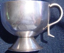 Antique South American Colonial Silver Cup