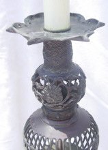 Antique Japanese Candle Stand