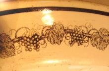 Rare German Creamware Charger:"Zurich"