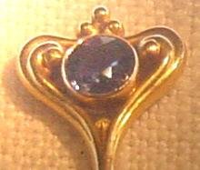 Art Nouveau Sapphire Tiepin
