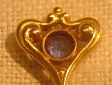 Art Nouveau Sapphire Tiepin