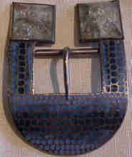 Art Deco Enamel Belt Buckle
