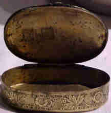Antique Persian Box With Agate Top