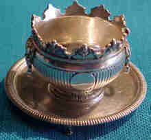 Sterling Miniature Bowl And Tray
