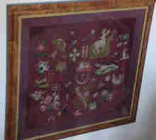 Antique Needlework Sampler