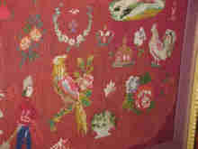 Antique Needlework Sampler