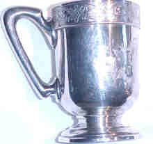 Unusual Antique San Francisco Sterling Cup
