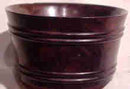 Lovely Antique Yarn Bowl In Ebony