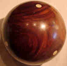 Antique Treen Carpet Bowling Ball