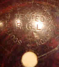 Antique Treen Carpet Bowling Ball
