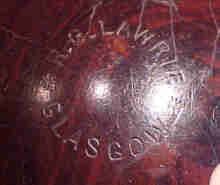 Antique Treen Carpet Bowling Ball