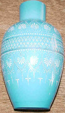 Persian Style Overlay Glass Vase