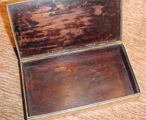 Antique Himalayan Buckle Mounted On Box