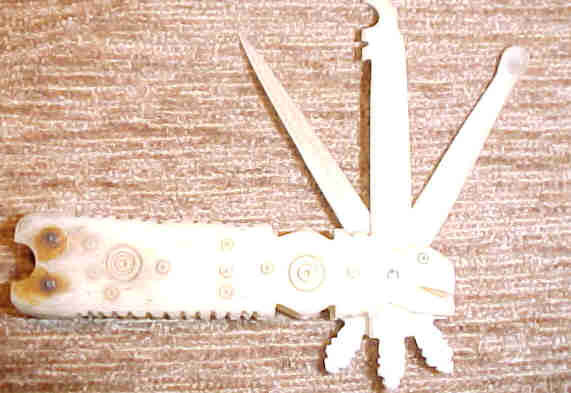 Antique Scrimshaw "Tool Kit"