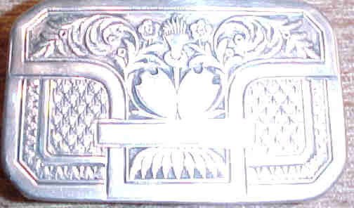 Bohemian Silver Snuffbox:, 1814 - 1819
