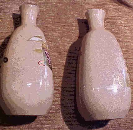 Rare Early 19th C. Satsuma Sake Bottles