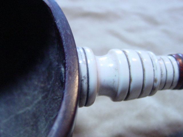 Scrimshaw Carved Coconut Dipper