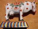Delft Cow Figurine