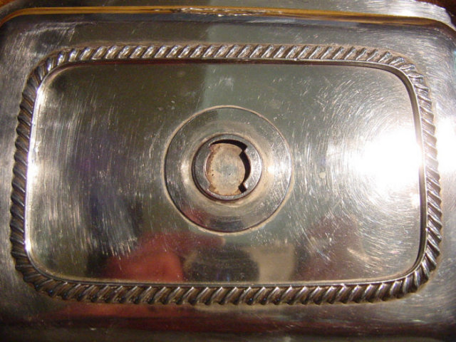 Elaborate Sheffield Double Entree Dish