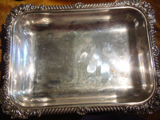 Early Sheffield Plate Entree Dish