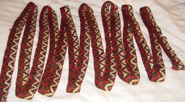Pre-Columbian Mummy Tape - Stepped Pattern