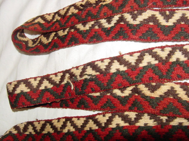 Pre-Columbian Mummy Tape - Stepped Pattern
