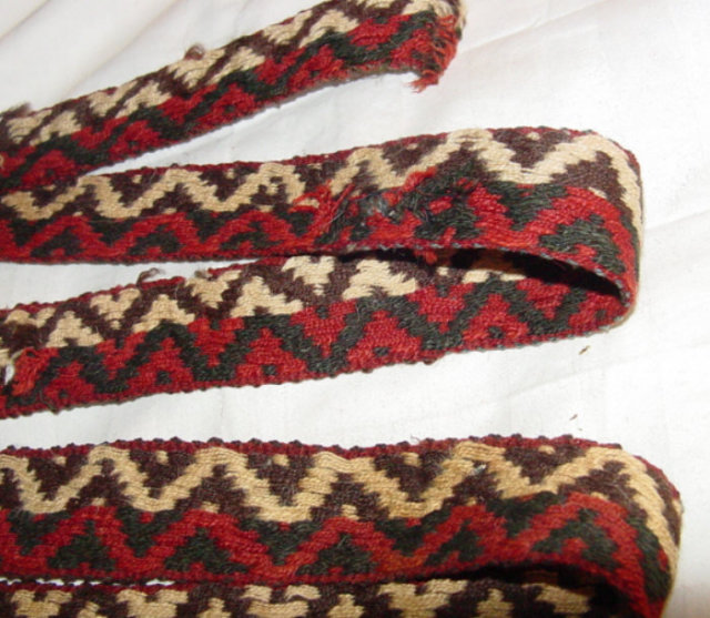 Pre-Columbian Mummy Tape - Stepped Pattern