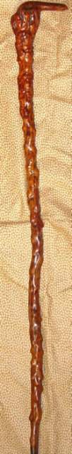 Folk Art Burl Cane