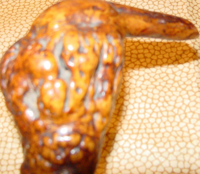 Folk Art Burl Cane