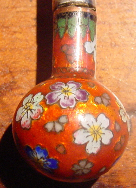 Japanese Enamel Magnifying Glass