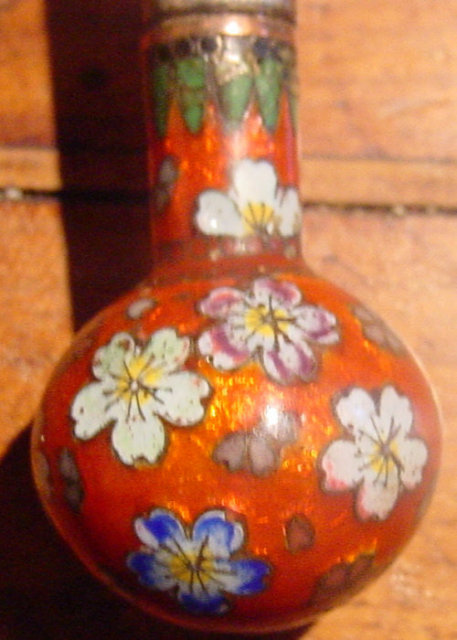 Japanese Enamel Magnifying Glass