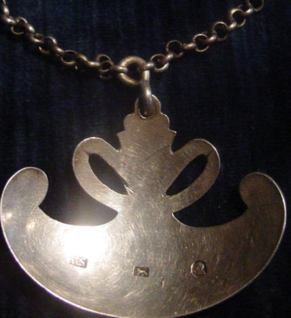 Elaborate Silver Rum Label
