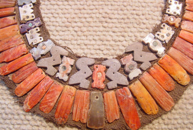 Colorful PreColumbian Chimu Collar