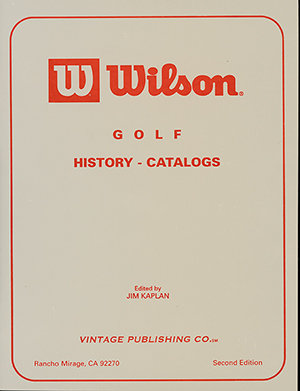 Wilson Golf History-Catalogs