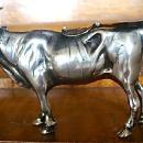 SILVER COW CREAMER / 1930 GERMAN CONTINENTAL SILVER