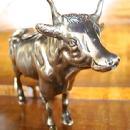 SILVER COW CREAMER / 1930 GERMAN CONTINENTAL SILVER