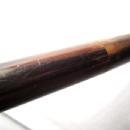 VICTORIAN BULLDOG CANE / CELLULOID/ COCOBOLO