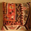 TURKISH KELIM PILLOWS 1920s-1930s PAIR AUTHENTIC ANTIQUE BESSARABIAN