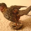 AUSTRIAN BRONZE BIRD C. 1900s/MINT VIENNA BRONZE ANIMAL LIFE SIZE
