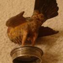AUSTRIAN BRONZE BIRD C. 1900s/MINT VIENNA BRONZE ANIMAL LIFE SIZE