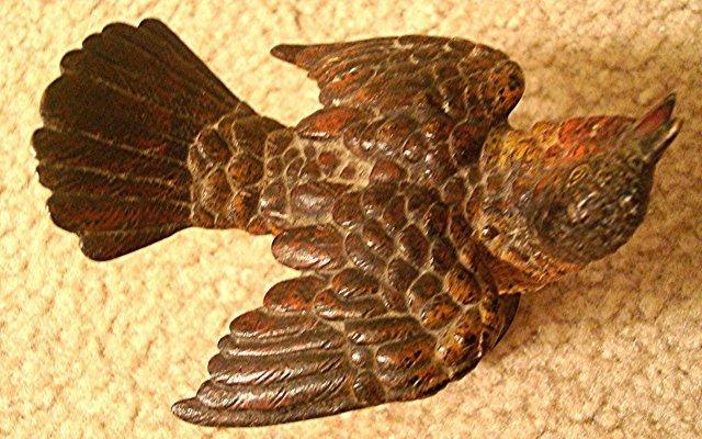 AUSTRIAN BRONZE BIRD C. 1900s/MINT VIENNA BRONZE ANIMAL LIFE SIZE