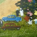 HELEN LAFRANCE FOLK ART PAINTING/ SOUTHERN SELF-TAUGHT
