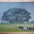 HELEN LaFRANCE PAINTING/FUNERAL IN THE FOG O/C p. 92