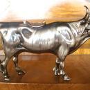 SILVER COW CREAMER / 1930 GERMAN CONTINENTAL SILVER